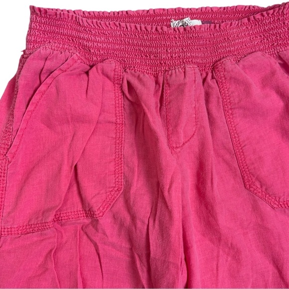⭐️SO Pink Straight Leg Linen Beach Pants - Picture 4 of 5